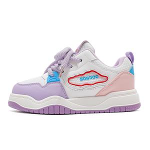 Детские скейтерские кроссовки Kids BOBDOG, сиреневый/белый