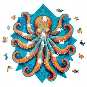 Mruu&Pruu Пазл «Осьминог» 45x38 см 500 деталей Деревянный пазл «Осьминог»