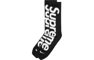 Носки до колена унисекс Supreme, Черный