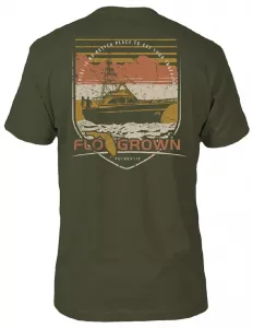 Мужская футболка FloGrown Trophies с короткими рукавами, цвет Olive