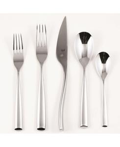 Набор столовых приборов Arte, 20 предметов Mepra, цвет silver-tone