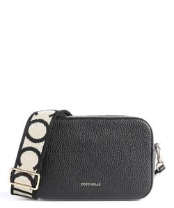 Сумка через плечо Tebe из зерненой кожи Coccinelle, черный