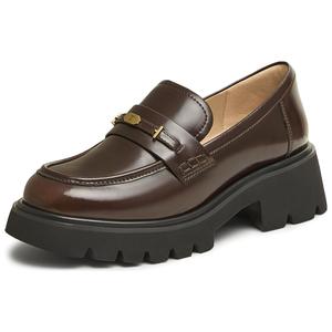 Teenmix Лоферы женские черно-коричневые - коричневые, цвет Brown