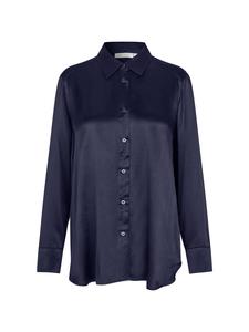 Деловая рубашка с длинными рукавами MaIrvela в темно-синем пиджаке MASAI