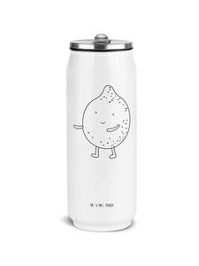 Mr. & Mrs. Panda Бутылка для воды «Лимоны для лучших друзей» с надписью, белая