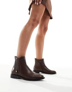 Изысканные ботинки челси London Rebel Scarlett коричневого цвета