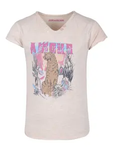 Футболка Boxo Zadig & Voltaire Kids, розовый