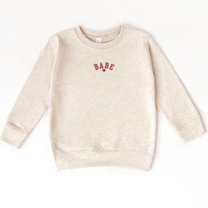 Толстовка для малышей с вышивкой в виде сердца The Juniper Shop, Natural