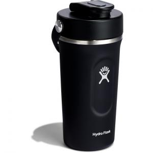 Изолированная бутылка-шейкер на 24 унции Hydro Flask, черный