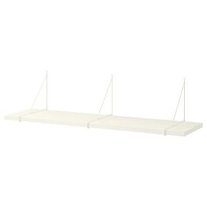 Полка настенная, белый/белый, 120х30 см, BERGSHULT / PERSHULT IKEA
