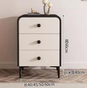 Yu Senyi Комод 60х40х115 см для гостиной и спальни из массива дерева, 5 ящиков, в стиле modern cream, полностью собранный