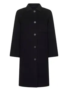 Однобортное пальто Weekend Max Mara, черный