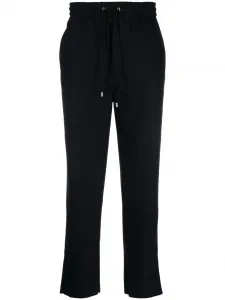 Шерстяные брюки с кулиской ETRO, синий