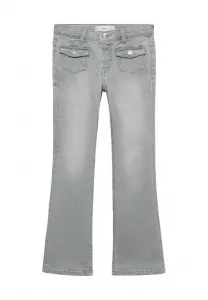 Детские расклешенные джинсы Mango Kids, Grey Denim
