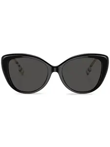 Солнцезащитные очки в оправе 'кошачий глаз' Burberry Eyewear, черный