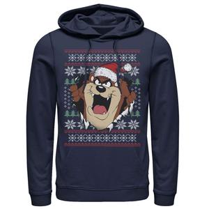 Мужской рождественский свитер Looney Tunes Taz Rip Through Hoodie Licensed Character