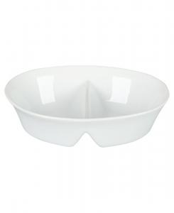 Разделенная овальная сервировочная чаша BIA Cordon Bleu, белый