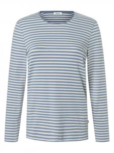 Maerz Muenchen Футболка с длинными рукавами сине-белого цвета