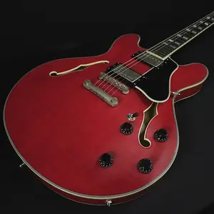 Электрогитара Eastman T59/TV True Vintage Red Thinline красного цвета с чехлом