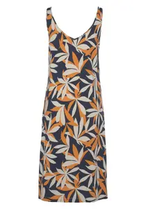 Ночная рубашка S.Oliver, длина макси, цвет Mehrfarbig-Gemustert