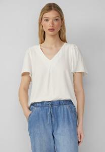 Блуза QS, кремовый