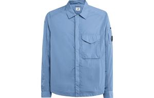 CP Company Shirt Jacket с лого-патчем C.P.Company, синий