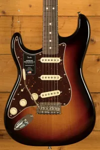 Fender American Professional II Stratocaster для левшей - палисандр - 3-цветный сандберст