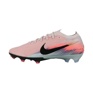 Кроссовки Mercurial Vapor 16 Elite FG Firm Ground Natural Ground, Firm Ground Soccer Shoes Unisex Nike, серо-розовый/голубой
