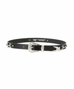 Кожаный ремень Tory/Кожаный ремень Tory/Ремень для удила шириной 1 дюйм/Ремень для удила B'2Nd, цвет Black