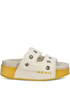 Замшевые шлепанцы Inuikii, нейтральный