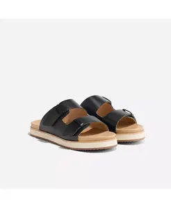 Сандалии Ella Go-To Flatform Slide Nisolo, черный