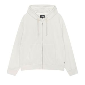 Худи Stussy Double Layer Waffle Zip Hoodie, Off White