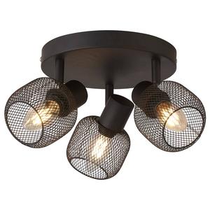 Потолочный светильник searchlight Mesh 3-flammig, сталь - черная