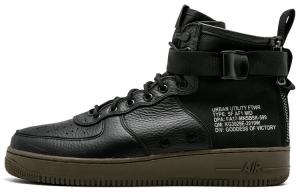 Кроссовки Nike Sf Air Force 1 Mid Black Dark Hazel