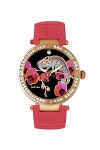 Часы Camilla с кожаным ремешком из перламутра Bertha, нюд