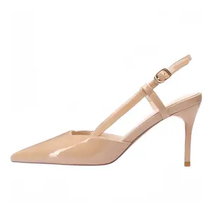 Туфли женские на высоком каблуке Crelinkxlat, цвет NUDE 6CM