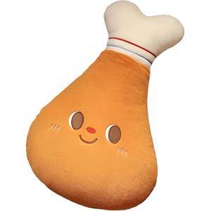 Милый пышный бургер и куриная ножка реалистичные плюшевые игрушки животные плюшевые куклы высота 40см/45см/50см ZITONG