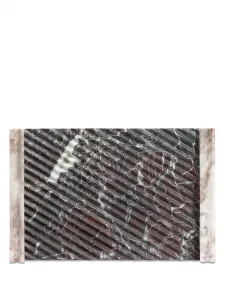 Маленький рифленый поднос Versi (32 см) Editions Milano, красный