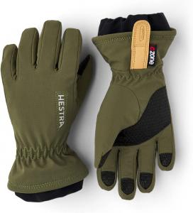 Перчатки Hestra Unisex CZone Pluto Jr Kids с 5 пальцами (для детей 2-13 лет), водонепроницаемые, ветрозащитные, зимние, для мальчиков и девочек, Black