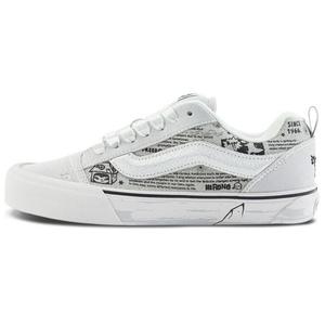 Кроссовки Vans Knu Skool Skateboarding Shoes Unisex Low-top, белый