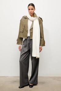 Кожаная куртка Answear.Lab, зеленый