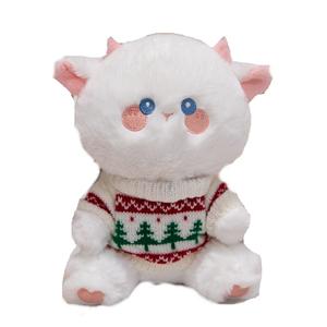 Плюшевая кукла Good Luck Lamb высотой 25см/35см Dolls and bears dance, белый