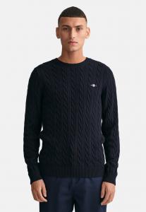 Свитер GANT CABLE C NECK, цвет Evening Blue