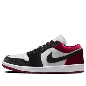 Кроссовки 1 low se 'velvet black toe' Air Jordan, черный