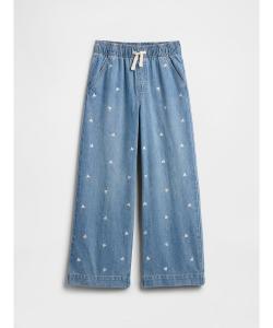 (K) Джинсы с высокой посадкой и широкими штанинами (детские)