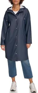 Женская классическая дождевая парка с капюшоном Levi's, Navy