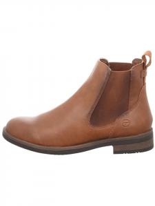 Tamaris Темно-коричневые ботильоны на молнии