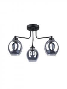 Потолочный светильник GARTEN 3 черный (Д)54см (Ш)54см (В)36см Nice Lamps