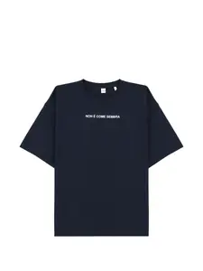 Футболка с круглым вырезом Aspesi, синий