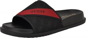 Сандалии GUESS mens Vellden, Black Logo Multi 001